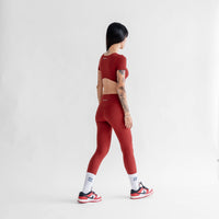 Revitalise Highrise Leggings - Cherry - Urbanized Co. S