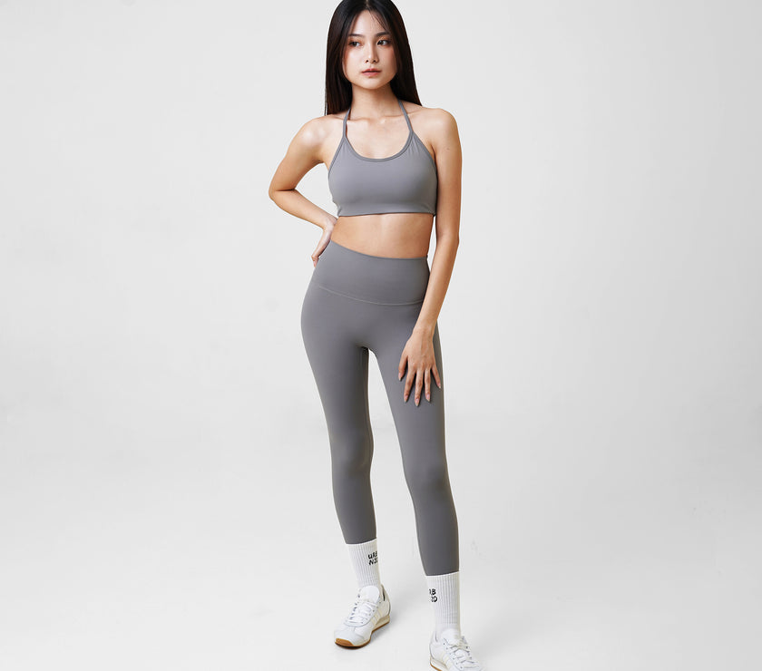 Revitalise Highrise Leggings - Heather - Urbanized Co. S