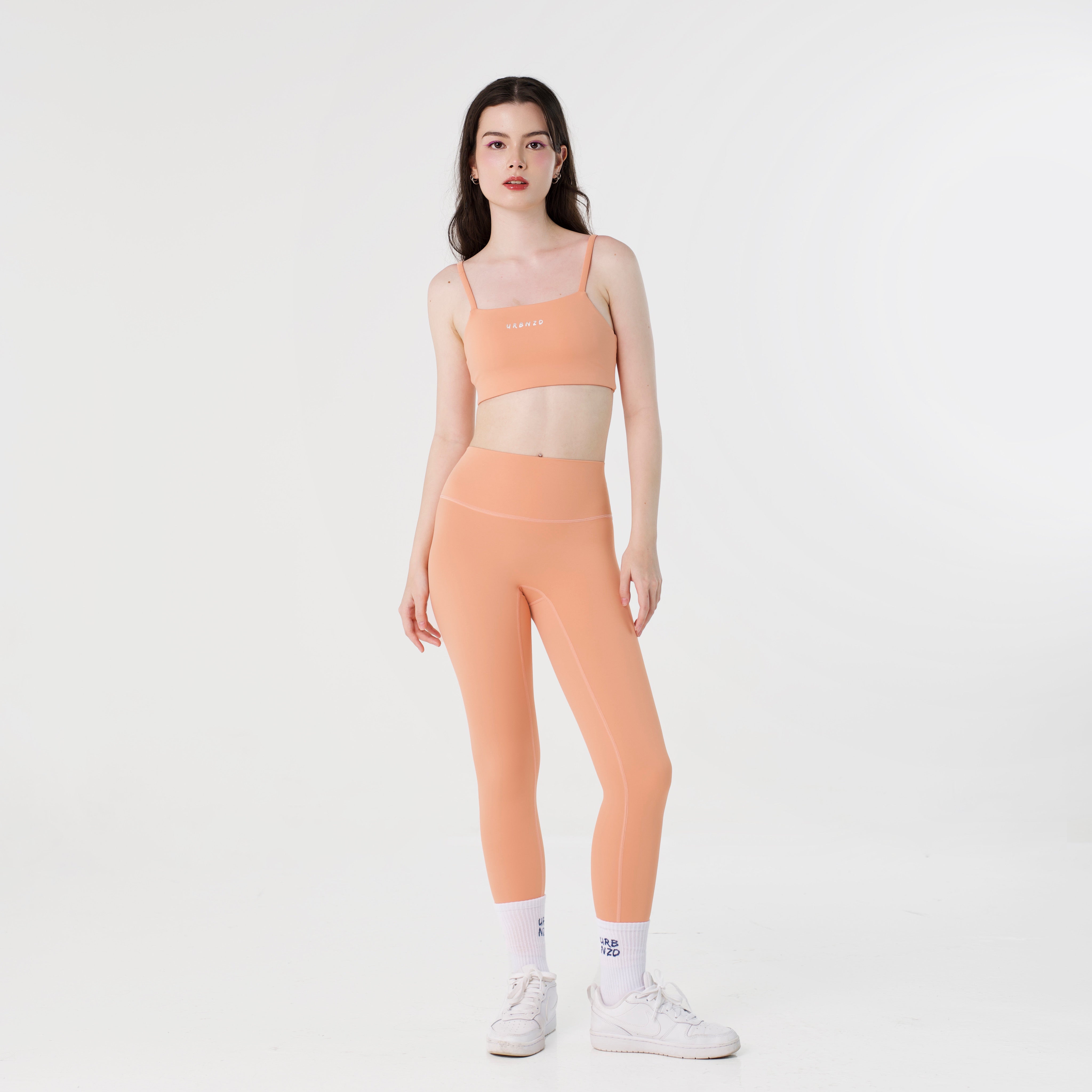 Revitalise Highrise Leggings - Peach - Urbanized Co. S
