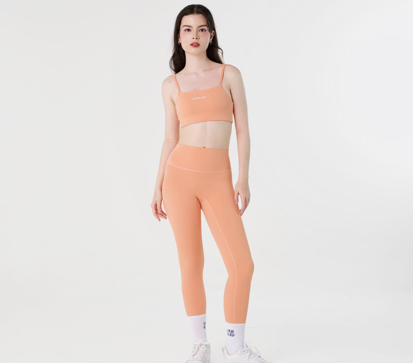 Revitalise Highrise Leggings - Peach - Urbanized Co. S