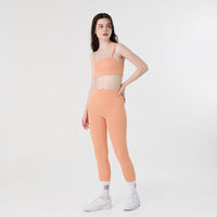 Revitalise Highrise Leggings - Peach - Urbanized Co. S