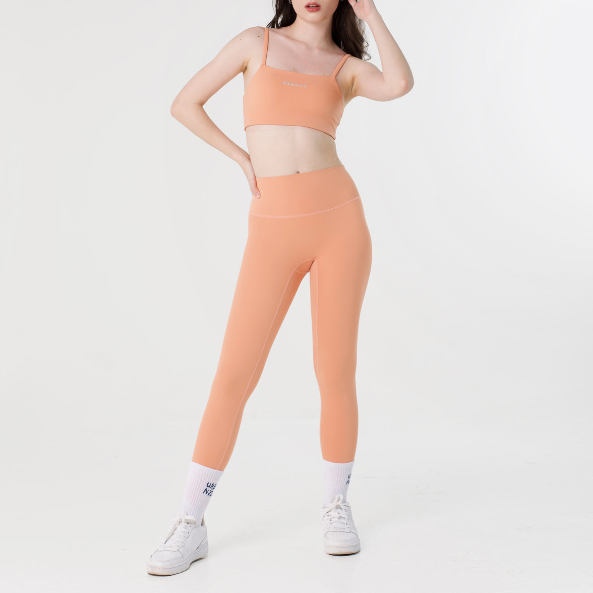 Revitalise Highrise Leggings - Peach - Urbanized Co. S