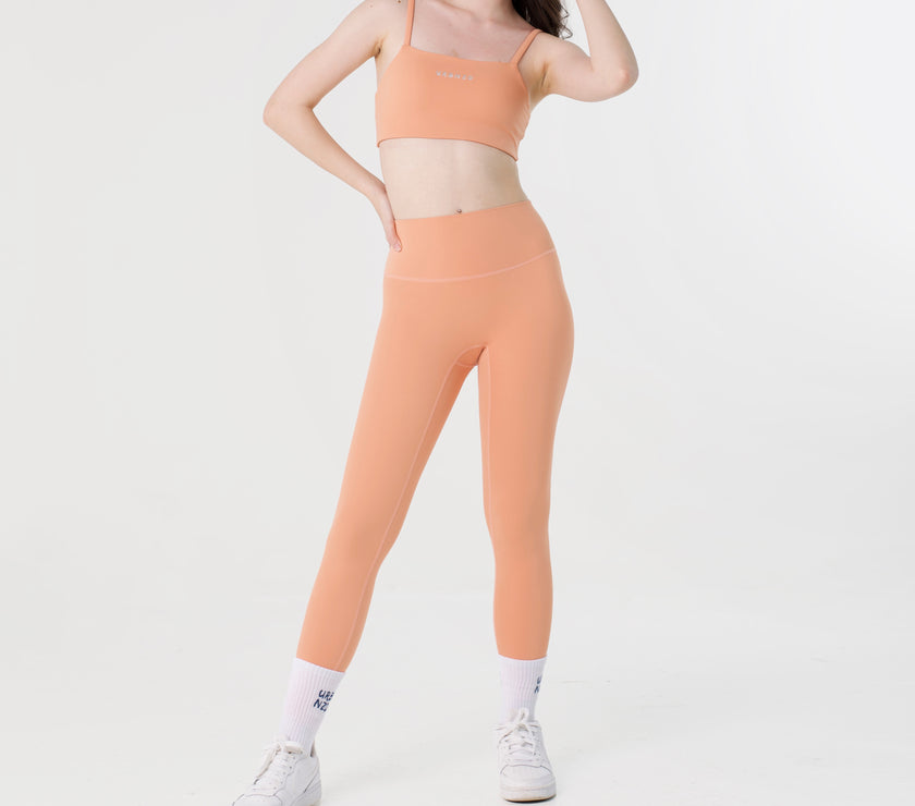 Revitalise Highrise Leggings - Peach - Urbanized Co. S
