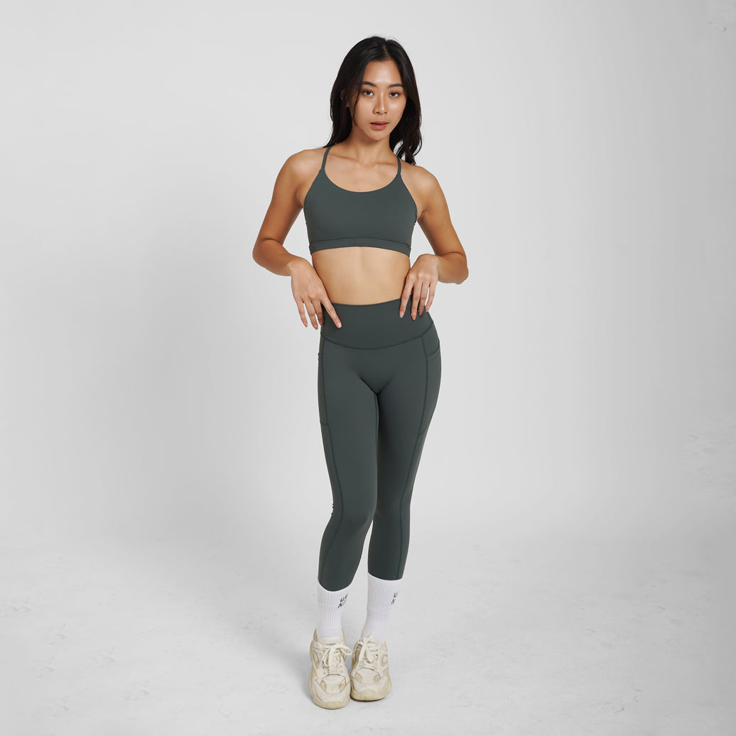 Core Pocket Leggings - Pine - Urbanized Co. S