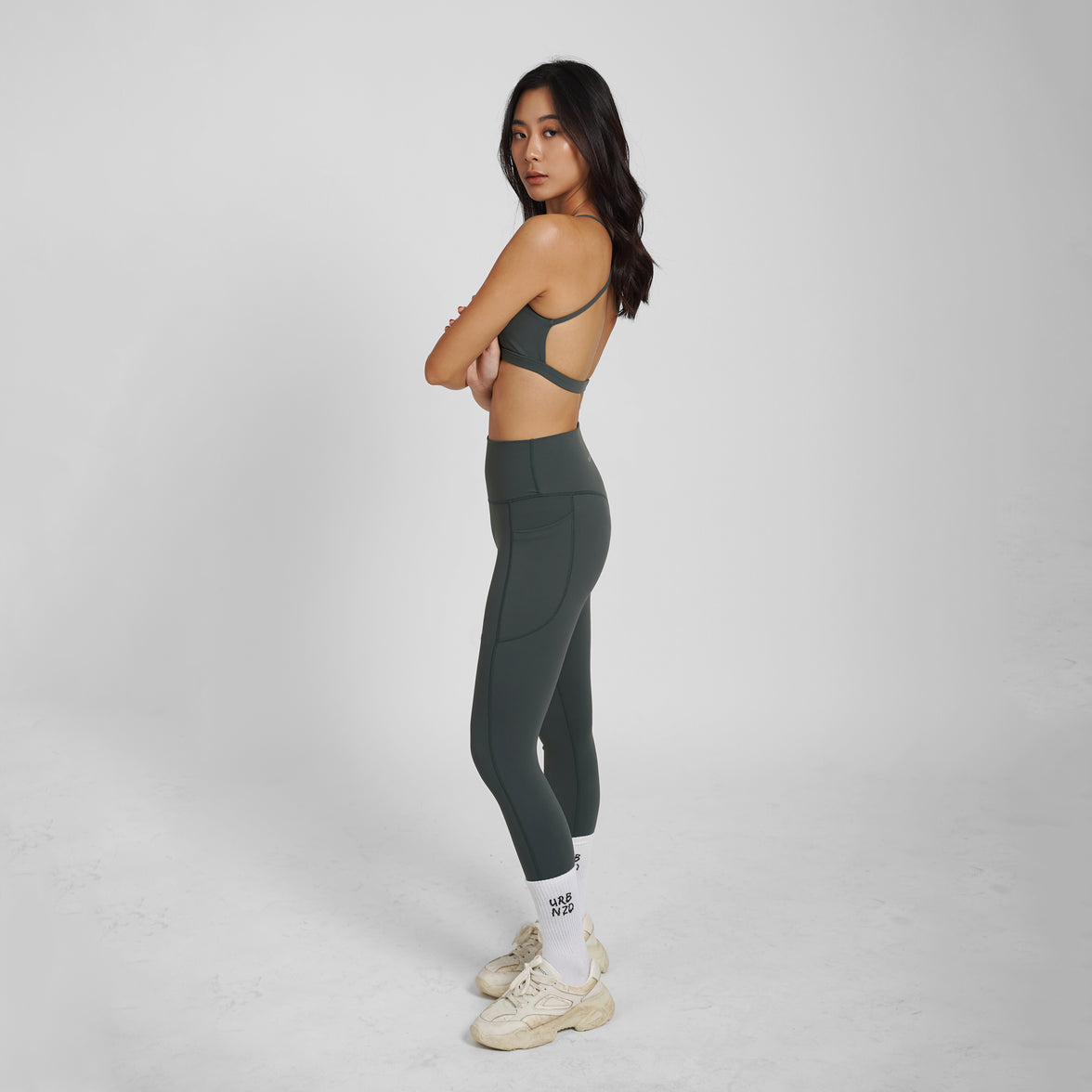 Core Pocket Leggings - Pine - Urbanized Co. S