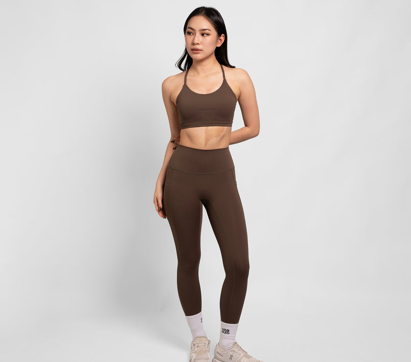 Core Pocket Leggings - Olive