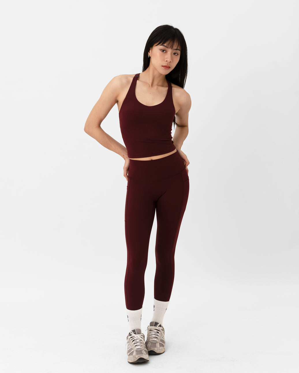 Core Pocket Leggings - Rouge