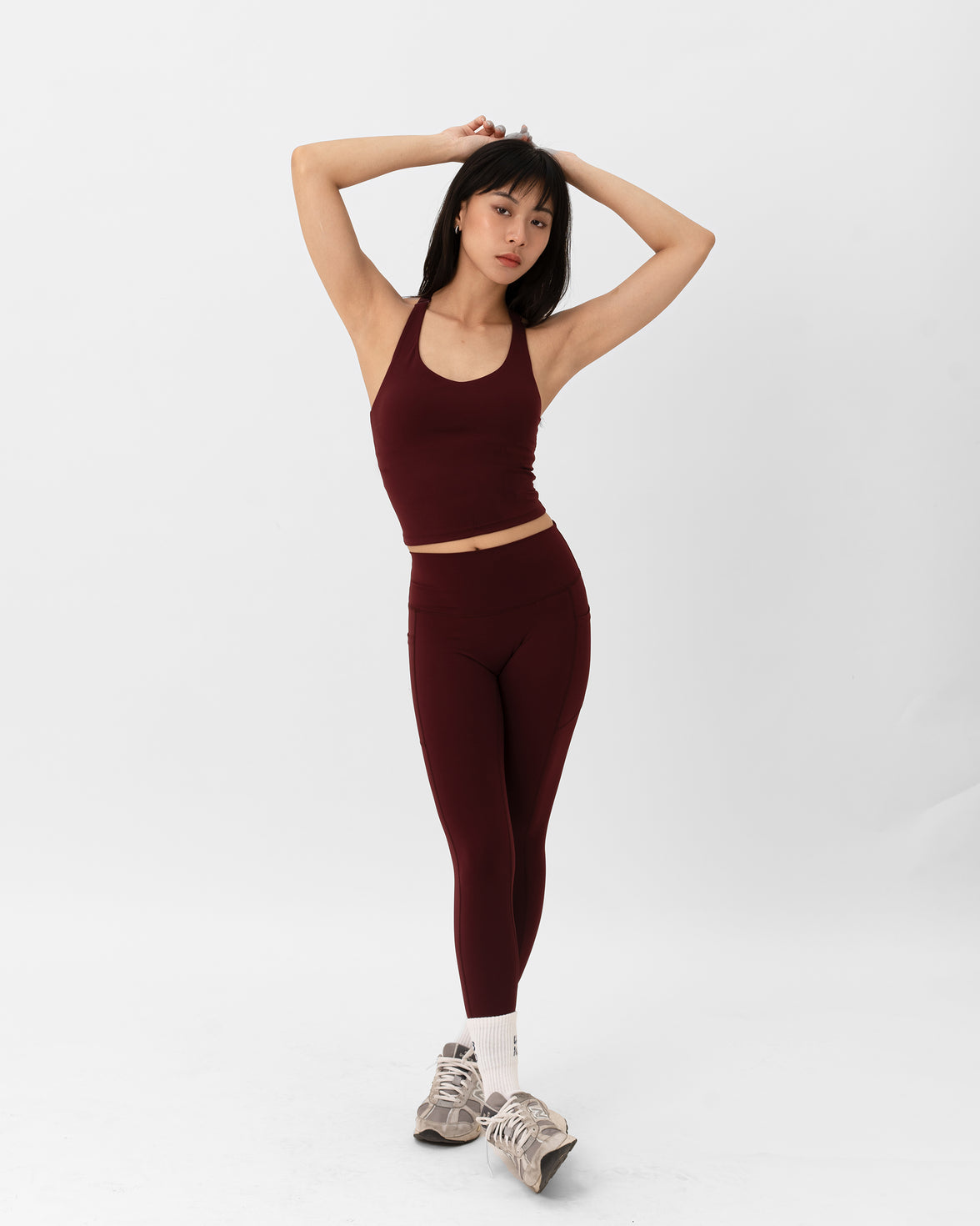 Core Pocket Leggings - Rouge