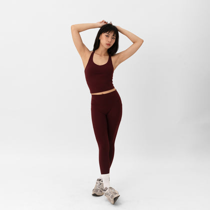 Core Pocket Leggings - Rouge