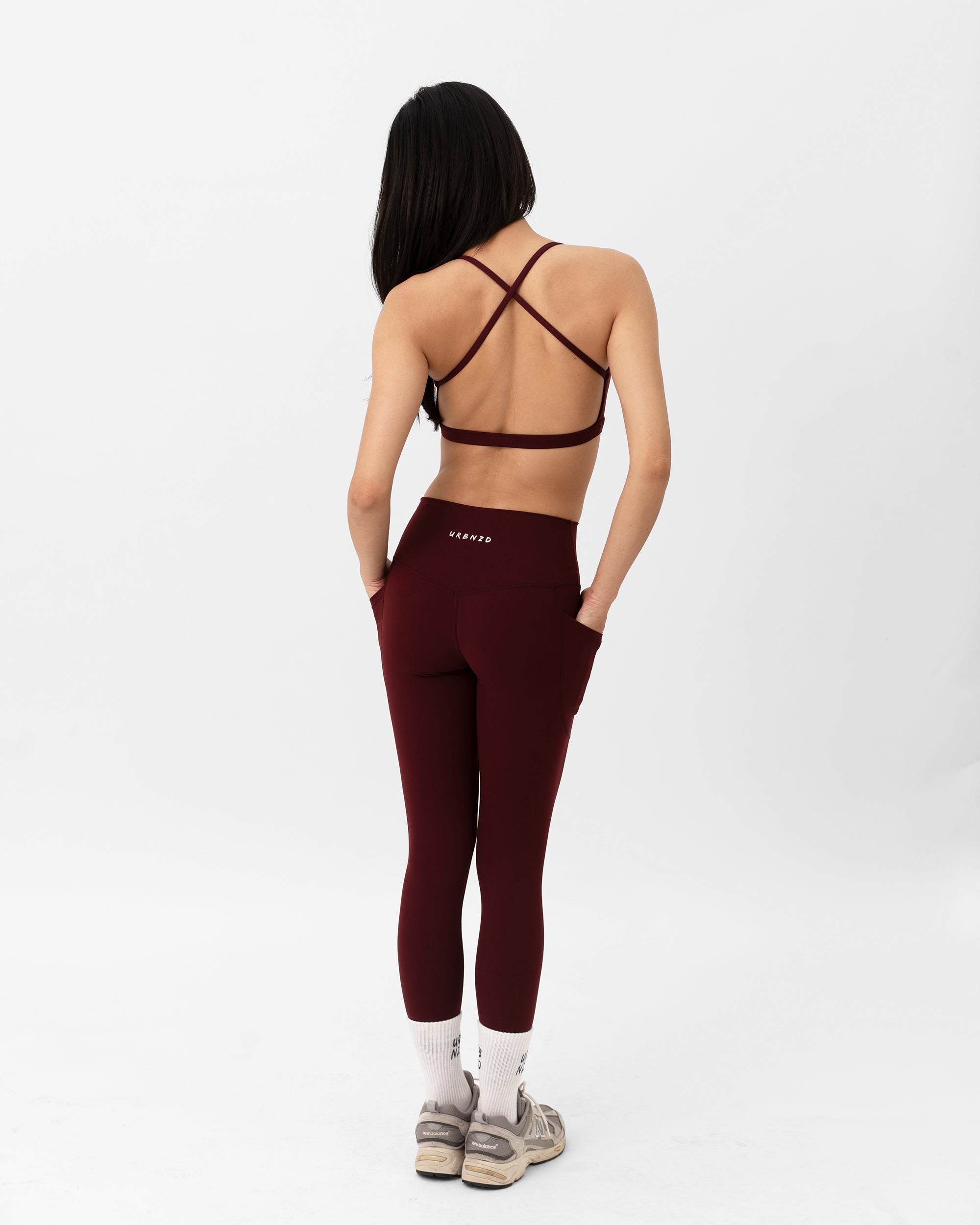 Core Pocket Leggings - Rouge