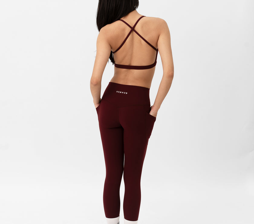 Core Pocket Leggings - Rouge