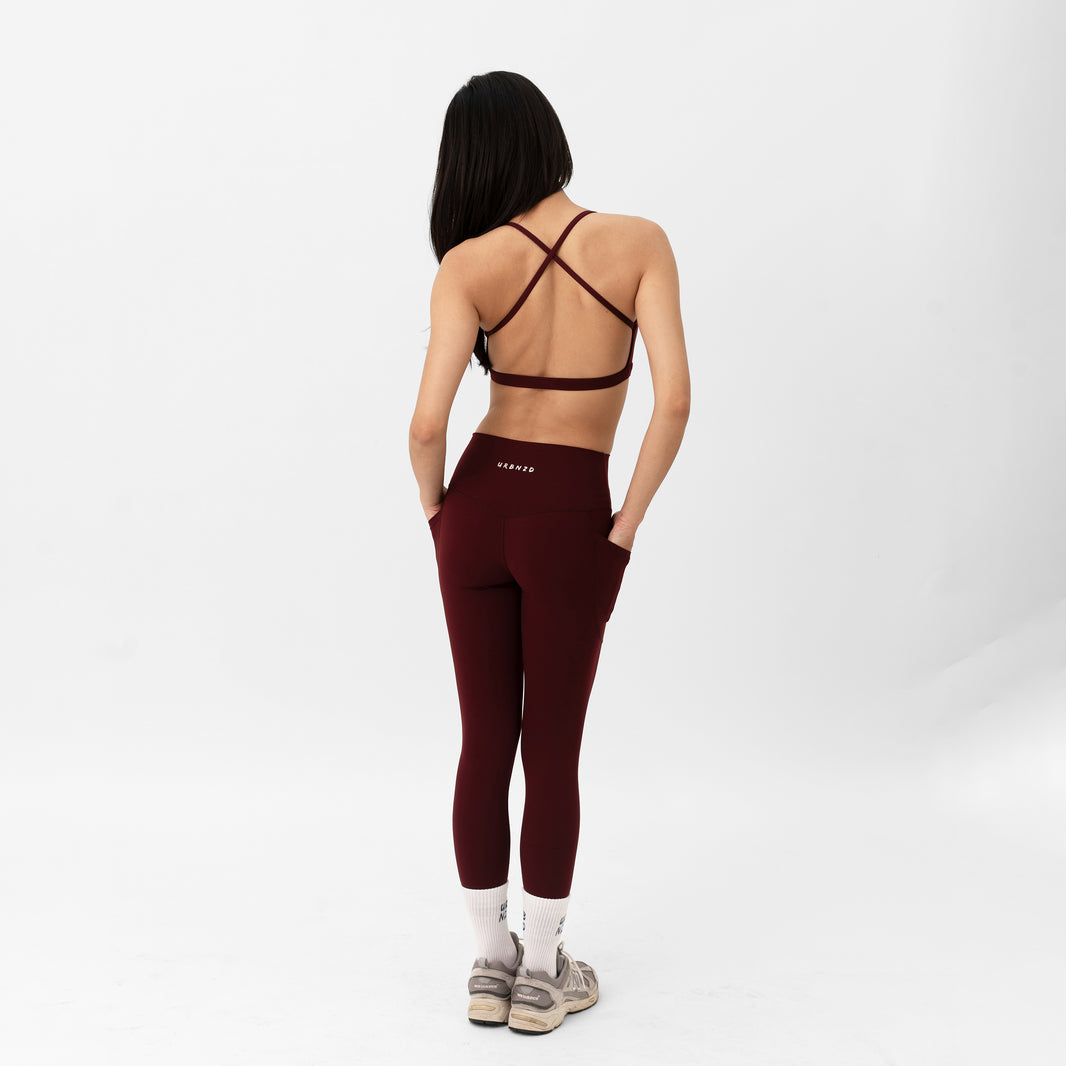 Core Pocket Leggings - Rouge