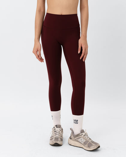 Core Pocket Leggings - Rouge