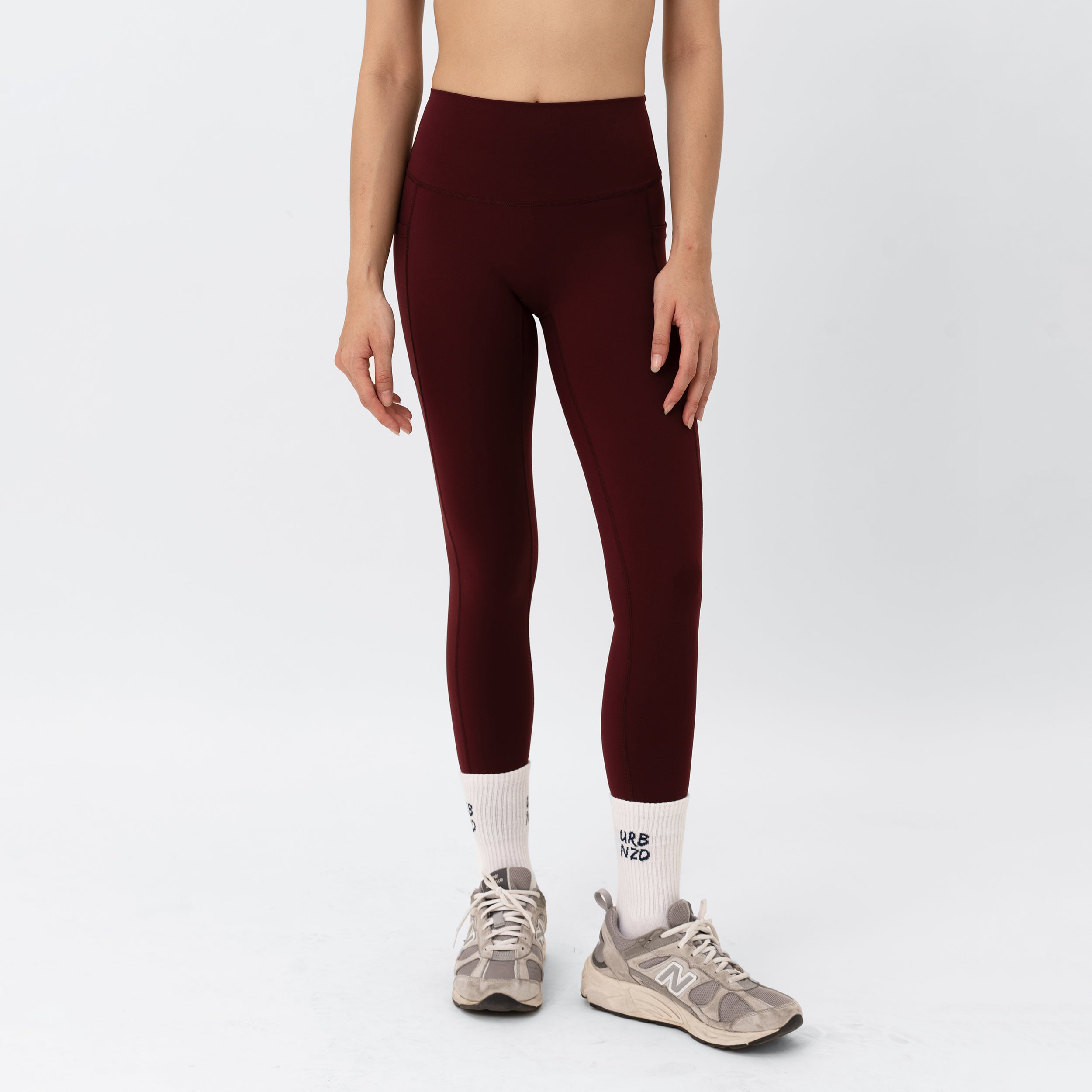Core Pocket Leggings - Rouge