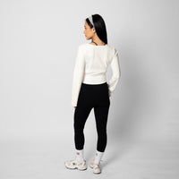 Bell Sleeve Wrap Top - White