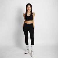 Crossover Pocket Leggings - Black - Urbanized Co. S