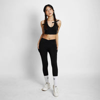 Crossover Pocket Leggings - Black - Urbanized Co. S
