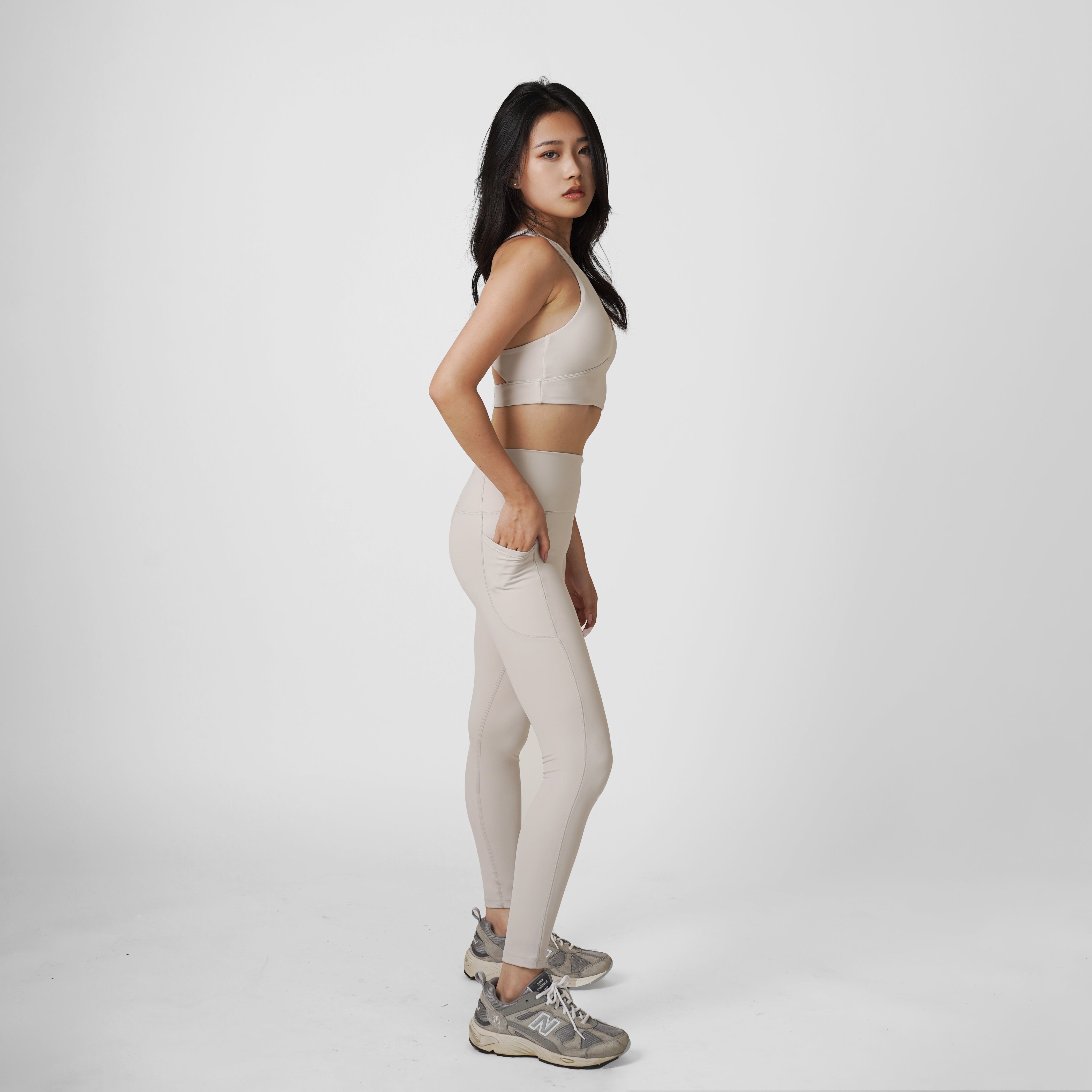 Crossover Pocket Leggings - Ranch - Urbanized Co. S