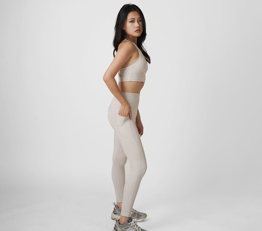 Crossover Pocket Leggings - Ranch - Urbanized Co. S