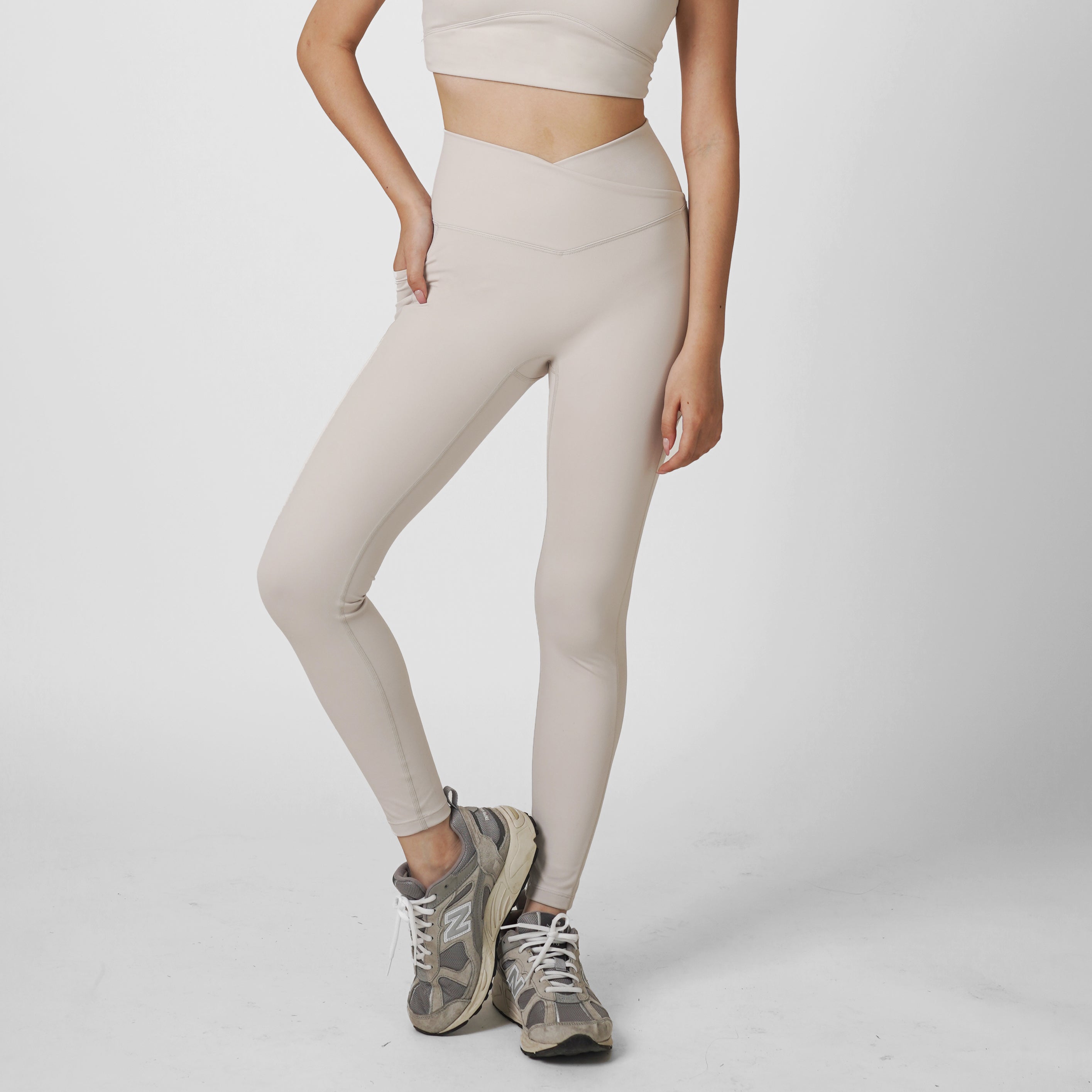 Crossover Pocket Leggings - Ranch - Urbanized Co. S