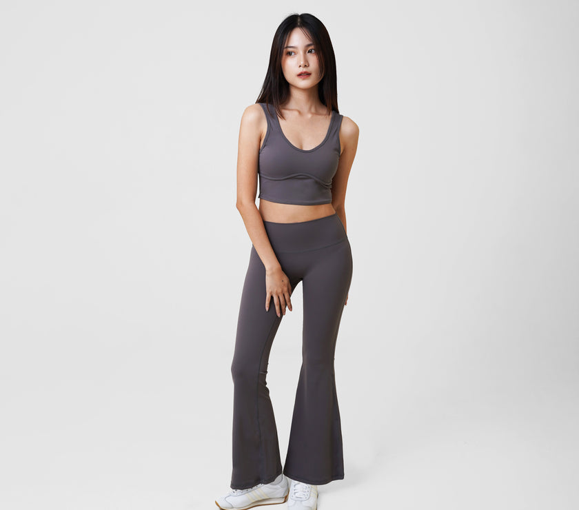 Flare Leggings (Petite 28") - Ash - Urbanized Co. S