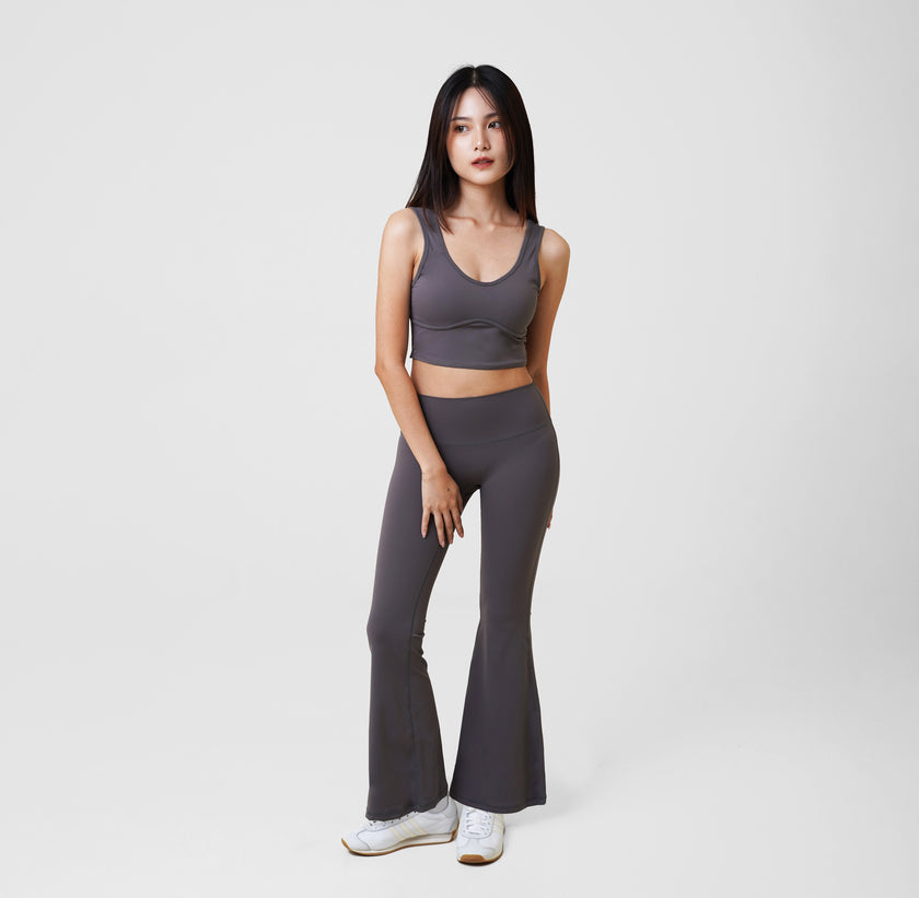 Flare Leggings (Petite 28") - Ash - Urbanized Co. S
