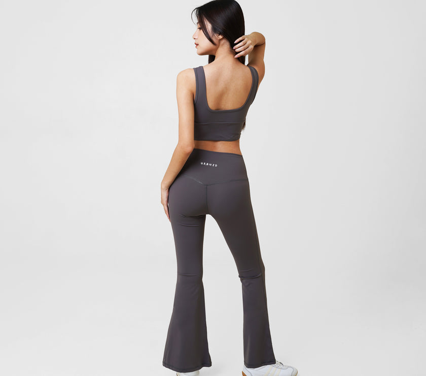 Flare Leggings (Petite 28") - Ash - Urbanized Co. S