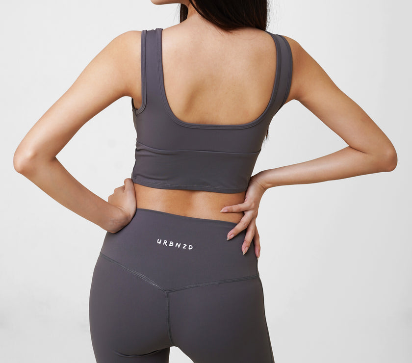 Flare Leggings (Petite 28") - Ash - Urbanized Co. S