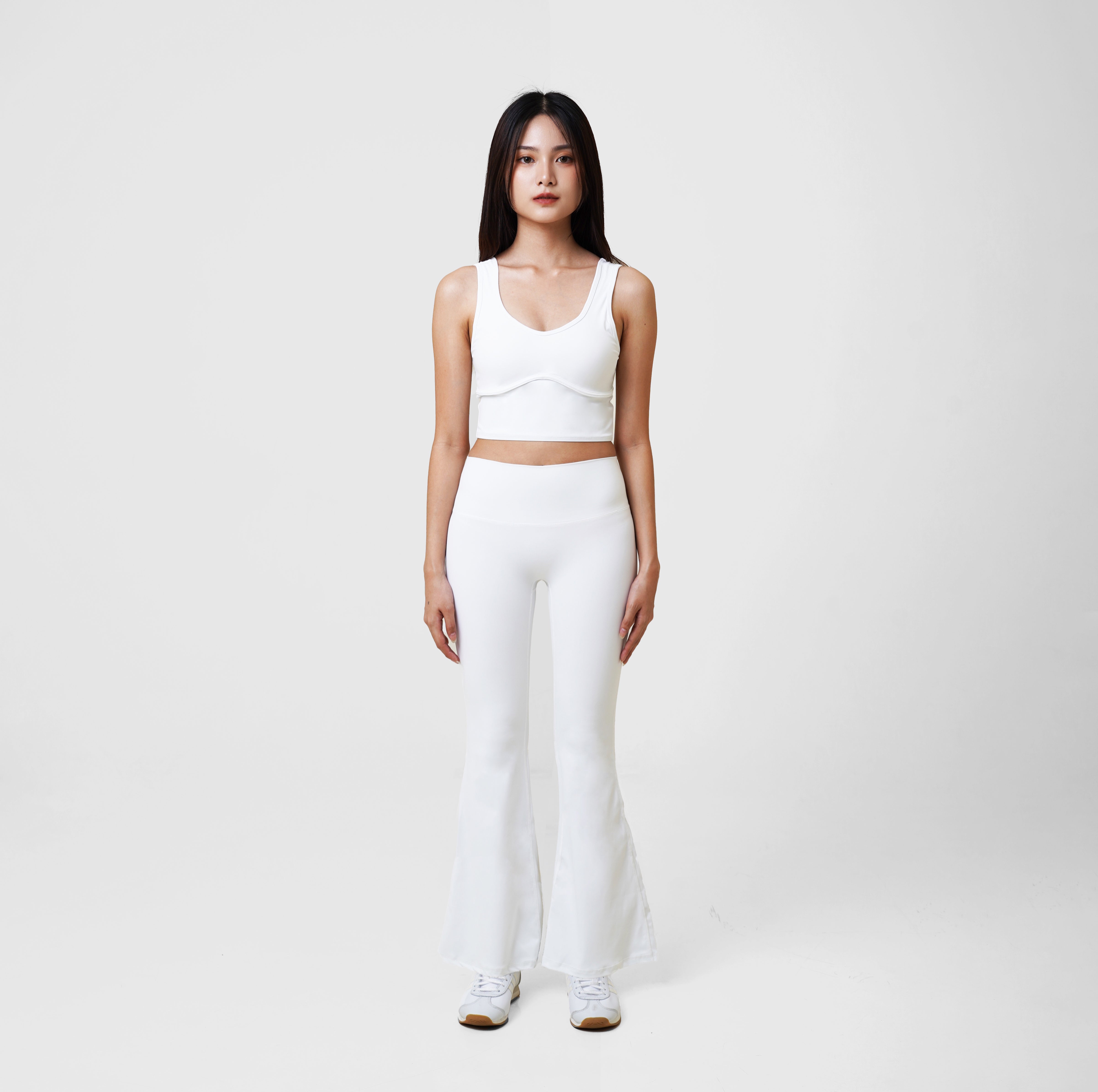 Flare Leggings (Petite 28") - White - Urbanized Co. S