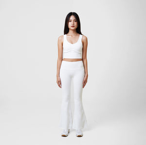 Flare Leggings (Petite 28") - White - Urbanized Co. S
