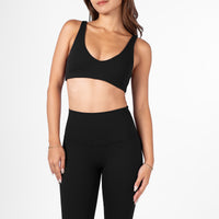 Regular Flare Leggings (30") - Black