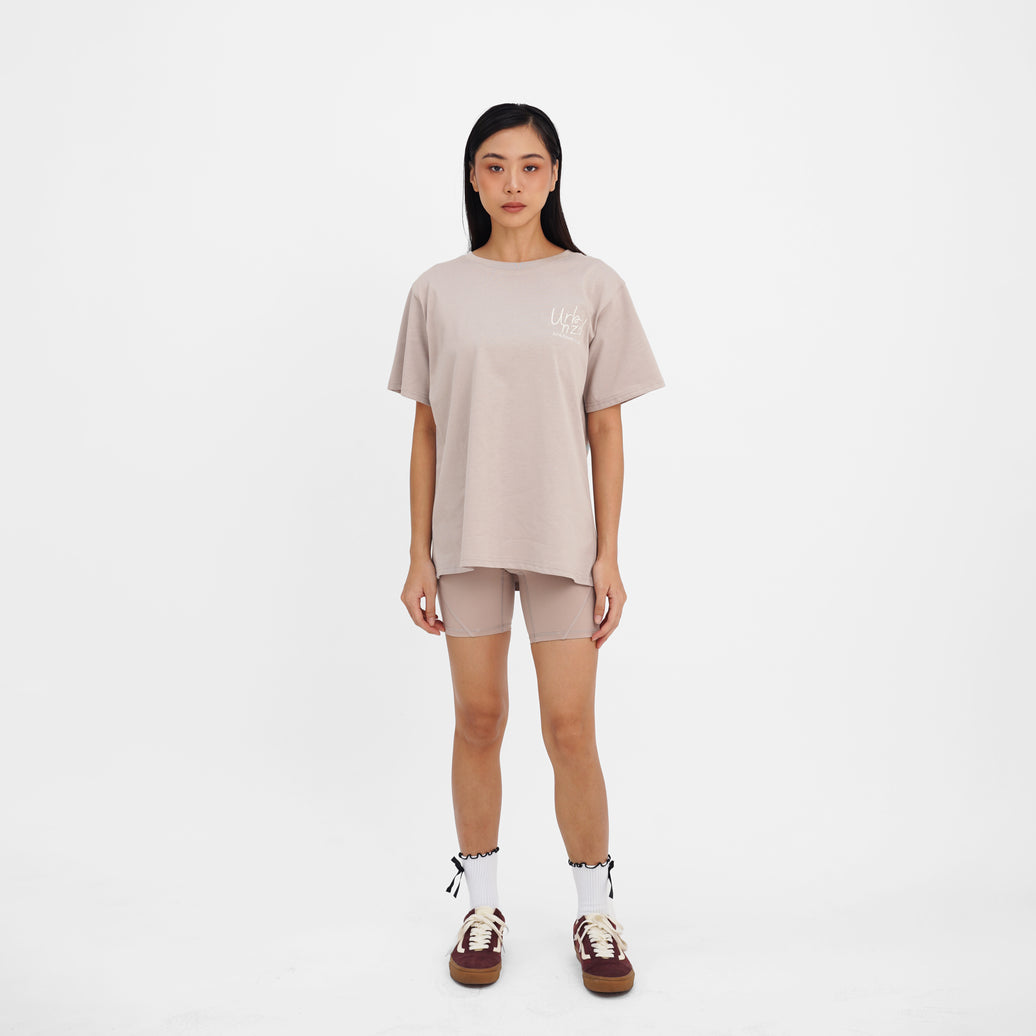 Classic Oversized Tee (Unisex) - Oat - Urbanized Co. S
