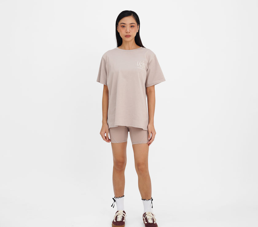 Classic Oversized Tee (Unisex) - Oat - Urbanized Co. S
