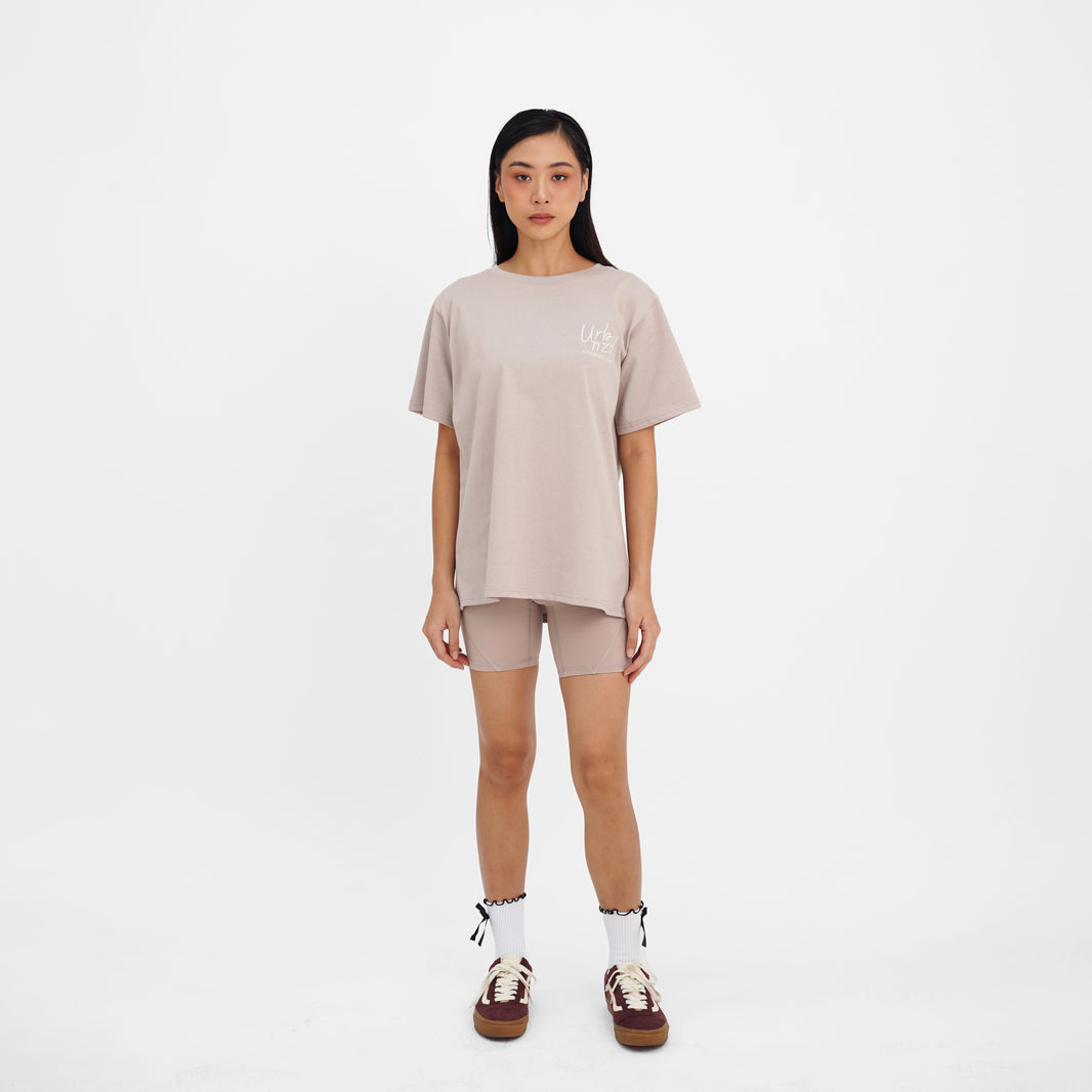 Classic Oversized Tee (Unisex) - Oat - Urbanized Co. S