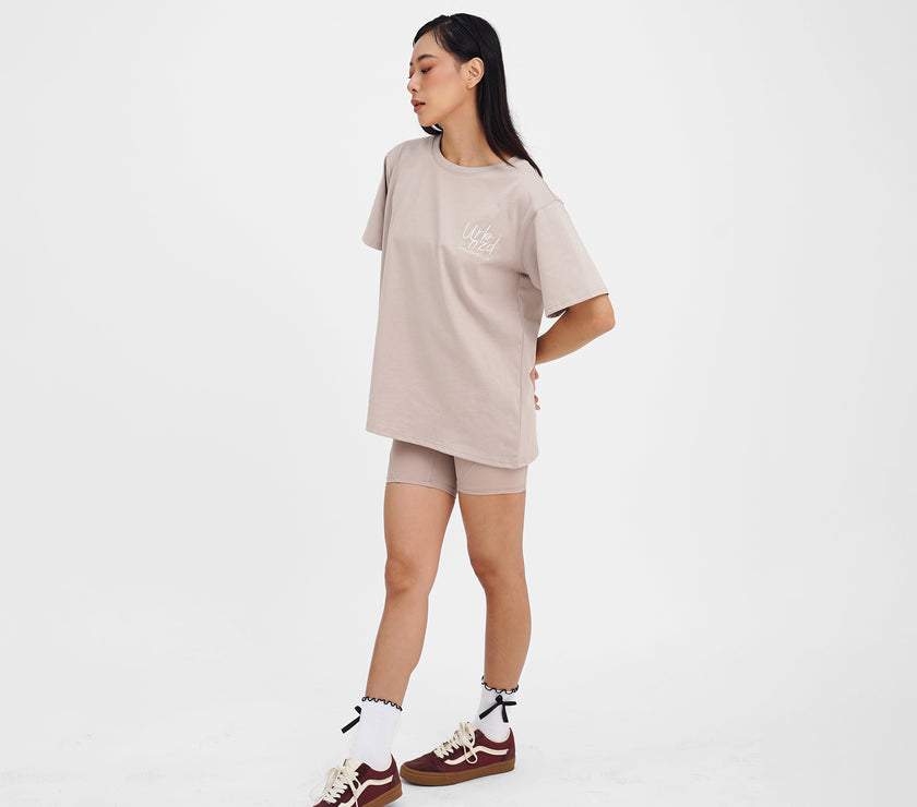 Classic Oversized Tee (Unisex) - Oat - Urbanized Co. S