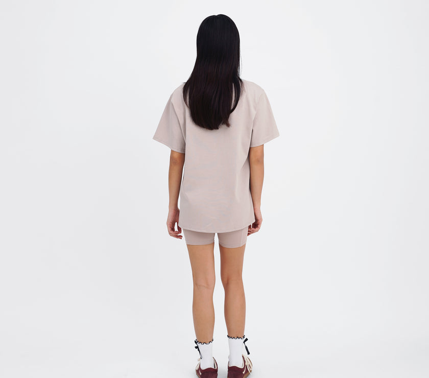 Classic Oversized Tee (Unisex) - Oat - Urbanized Co. S