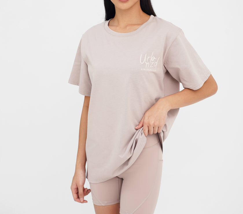 Classic Oversized Tee (Unisex) - Oat - Urbanized Co. S