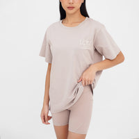 Classic Oversized Tee (Unisex) - Oat - Urbanized Co. S