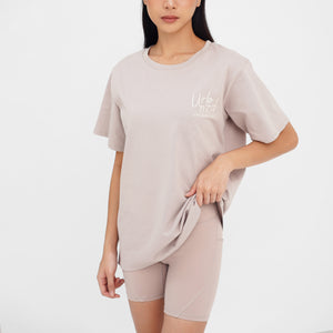 Classic Oversized Tee (Unisex) - Oat - Urbanized Co. S