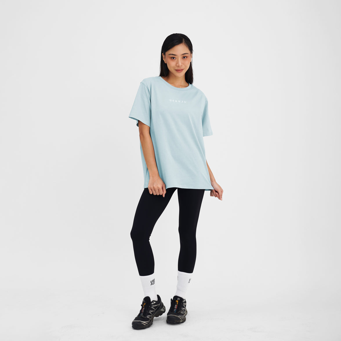 Classic Oversized Tee (Unisex) - Slate Blue - Urbanized Co. S
