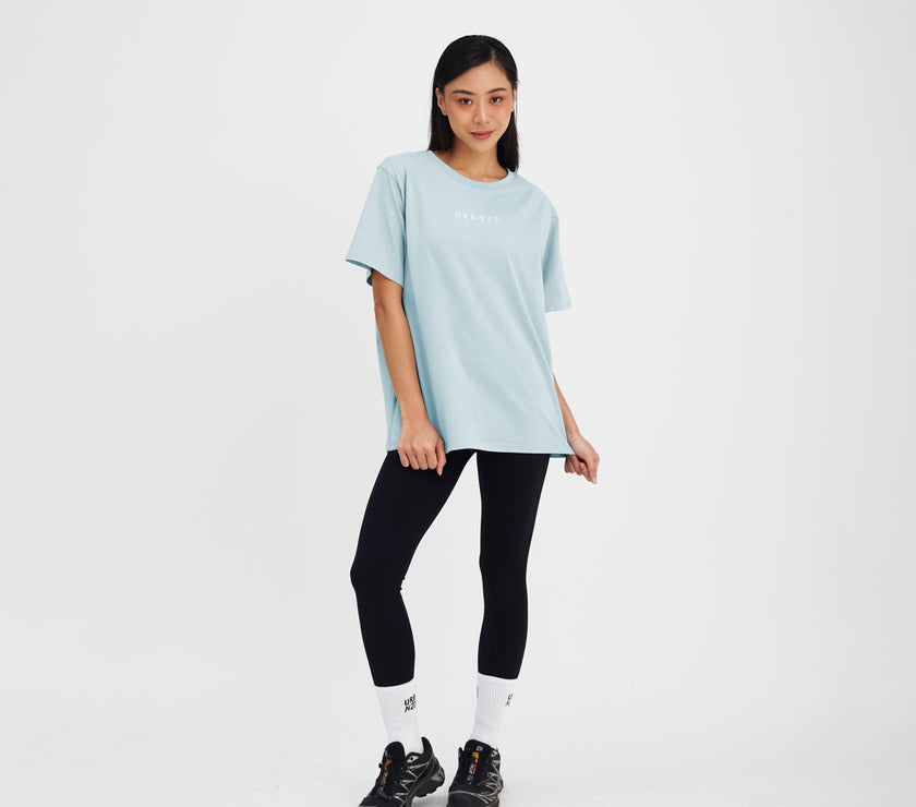 Classic Oversized Tee (Unisex) - Slate Blue - Urbanized Co. S