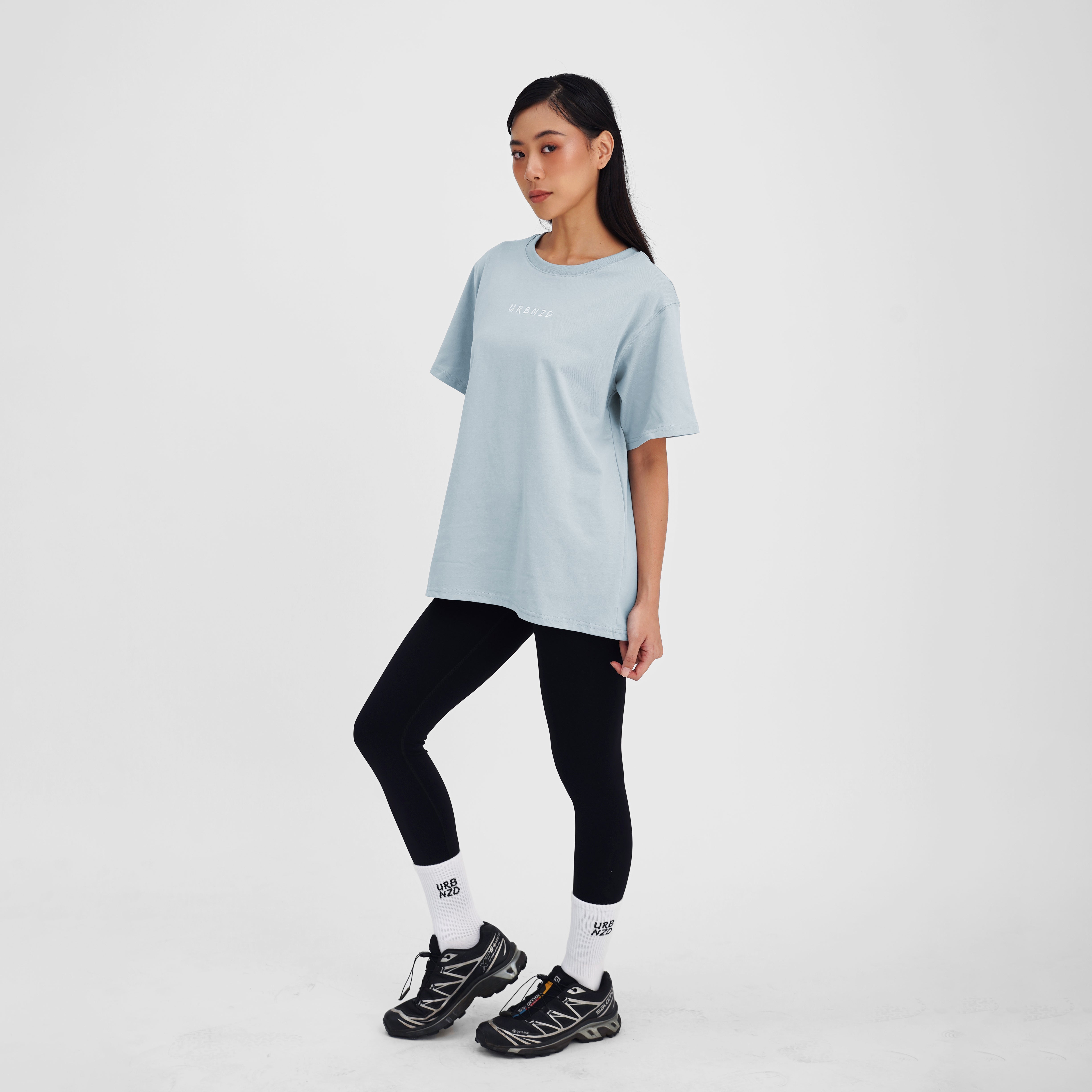 Classic Oversized Tee (Unisex) - Slate Blue - Urbanized Co. S