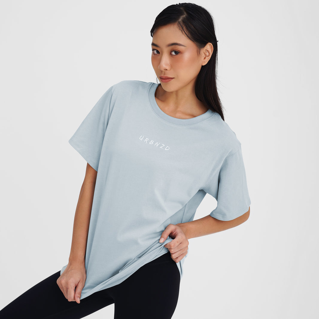 Classic Oversized Tee (Unisex) - Slate Blue - Urbanized Co. S