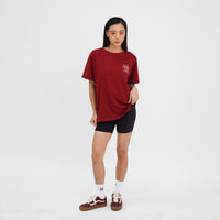 Classic Oversized Tee (Unisex) - Maroon - Urbanized Co. S