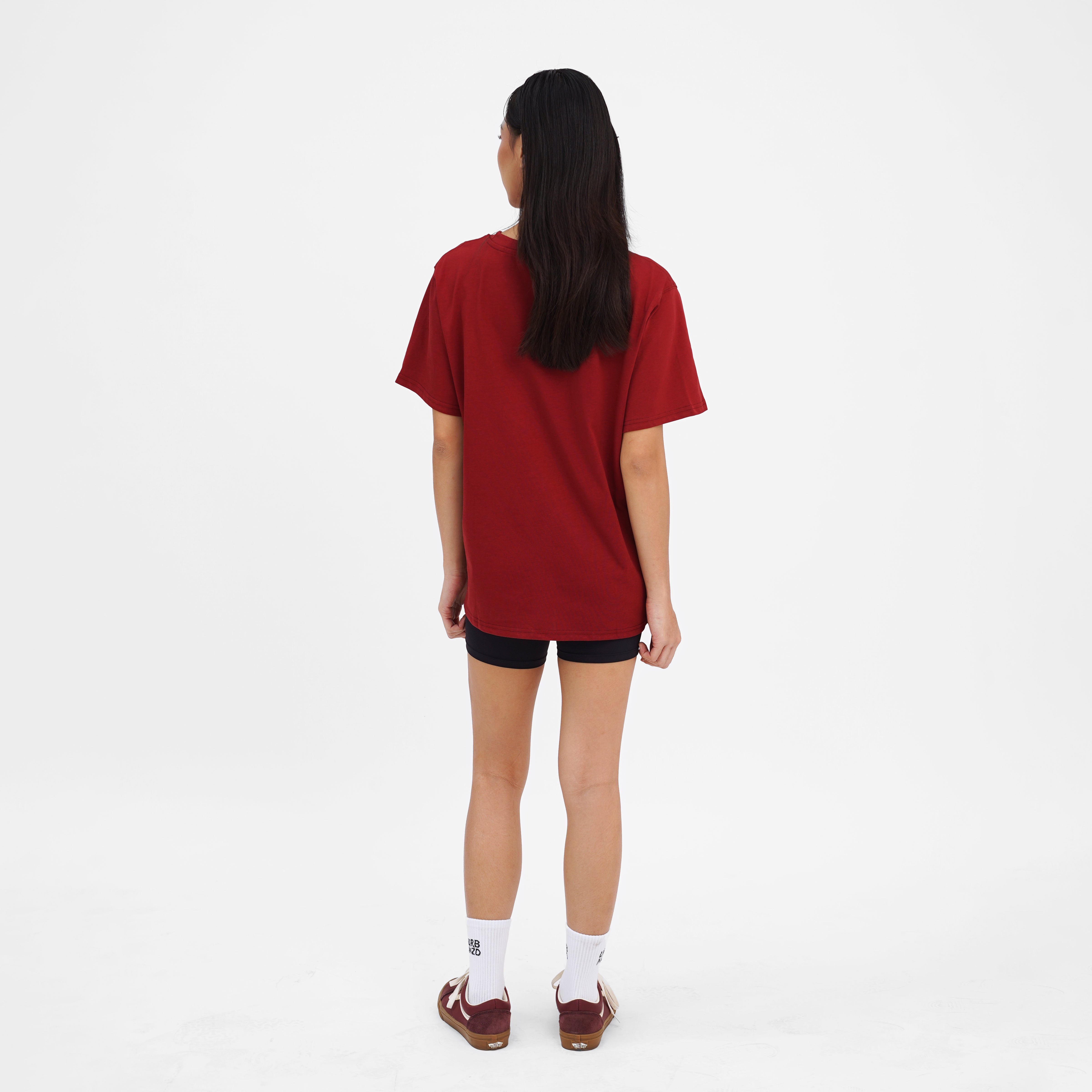 Classic Oversized Tee (Unisex) - Maroon - Urbanized Co. S