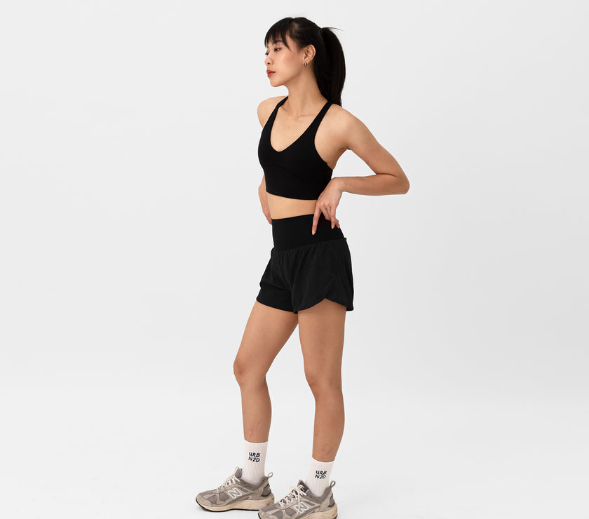 Freedom Stride Running Shorts - Black