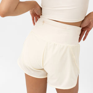 Freedom Stride Running Shorts - Milk