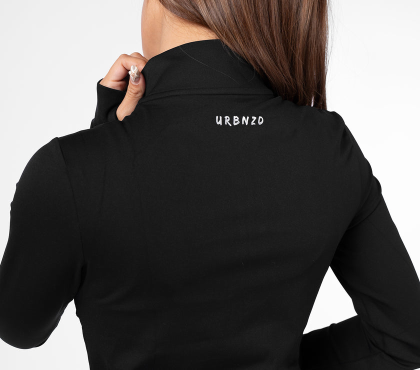 Rover Sculpt Crop Jacket - Black