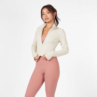 Rover Sculpt Crop Jacket - Bone