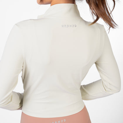 Rover Sculpt Crop Jacket - Bone